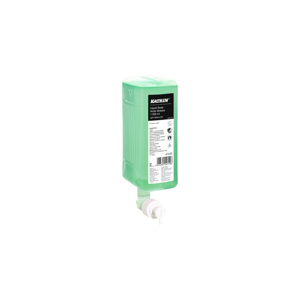 Katrin Flüssigseifen 47420 Arctic Breeze, Birkenholz, 1000 ml, Kartusche 6414301086504 Katrin