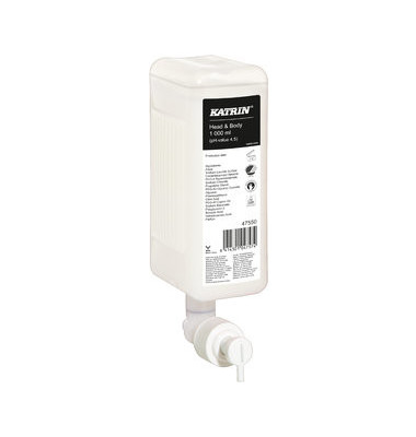 Waschgel, Head & Body, Nachfüllung, Gel, für 500 Reinigungen