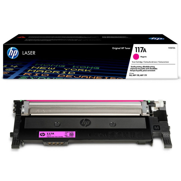0193424172832 - 117A - Magenta - Original - Tonerpatrone (W2073A) - für Color Laser 150a 150nw MFP 178nw MFP 178nwg MFP 179fnw