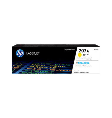 Toner, 207A, W2212A, original, gelb, 1.250 Seiten