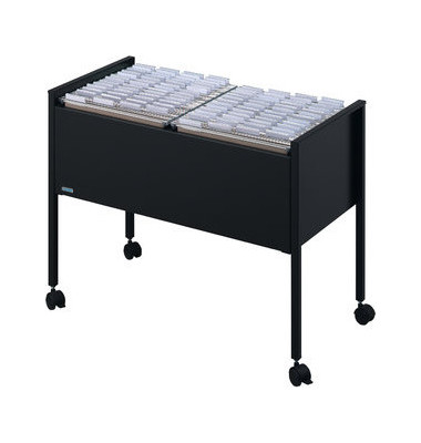 Hängewagen Economy 100 Duo, für: 100Hängem., A4, 1 Etage, schwarz