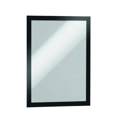 Sichttasche DURAFRAME®, magnetisch, selbstklebend, PVC, A4, schwarz