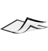 Sichttasche DURAFRAME® MAGNETIC PLUS, A4, farblos/schwarzer Rahmen