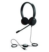 Headset, EVOLVE 20 MS, Kopfbügel, Duo, USB A, schwarz
