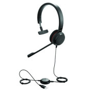 Headset, Evolve 30 II MS, Kopfbügel, Mono, USB A/3,5mm-Klinke, schwarz