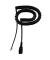 Anschlusskabel, QD™/RJ-10 - Stecker/Stecker, 2 m, spiral, schwarz