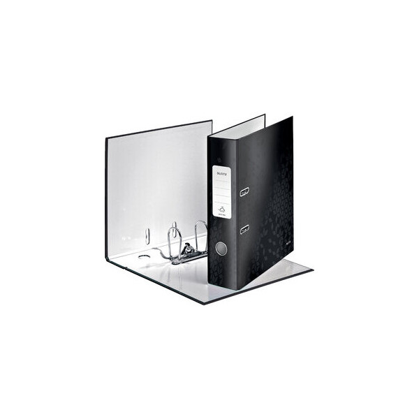 4002432120413 - Ordner WOW 1005-00-95 A4 80mm breit PP vollfarbig glänzend gemustertrt schwarz 4002432120413 Leitz