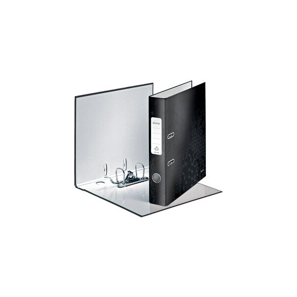 4002432120451 - Ordner WOW 1006-00-95 A4 50mm schmal PP vollfarbig glänzend schwarz 4002432120451 Leitz