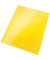 Eckspannmappe WOW 3982-00-16, A4 gelb PP-laminierter Karton 300g, mit 3 Einschlagklappen