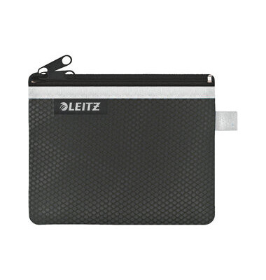 Reißverschlusstasche WOW Traveller Zip, S, 6mm, 140x105mm, schwarz