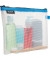 Kosmetikbeutel WOW Traveller Zip, transparent, EVA, 24x3x17cm, blau