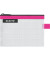 Reißverschlusstasche WOW Traveller Zip, S, EVA, 140x105mm, pink