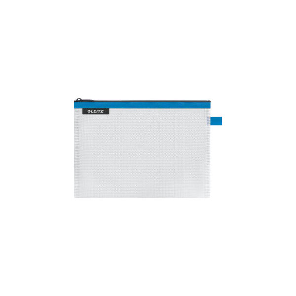 10 Stück Leitz Reißverschlusstasche WOW Traveller Zip, M, EVA, 240x170mm, blau 4002432122677 Leitz