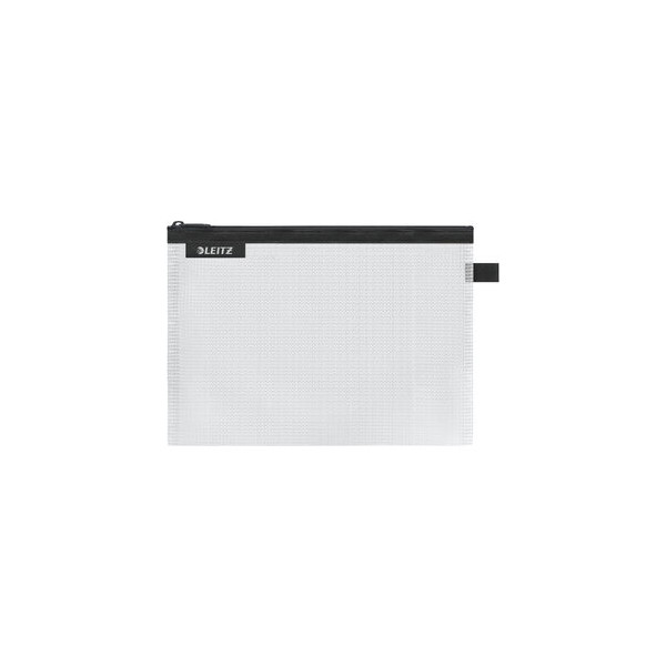 10 Stück Leitz Reißverschlusstasche WOW Traveller Zip, M, EVA, 240x170mm, schwarz 4002432122691 Leitz