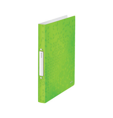 Ringbuch WOW 4257-00-54, A4 2 Ringe 25mm Ring-&Oslash; Polypropylen (PP) gr&uuml;n