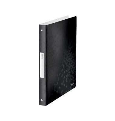 Ringbuch WOW WOW 4258-00-95, A4 4 Ringe 25mm Ring-&Oslash; Polypropylen (PP) schwarz