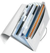 F&auml;chermappe WOW 4589-00-01, wei&szlig;, A4, 6 F&auml;cher
