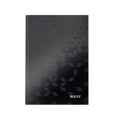 Notizbuch 46271095, schwarz, A5, liniert, 90g, 80 Blatt / 160 Seiten