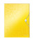 Eckspannmappe WOW 4629-00-16, A4 gelb Polypropylen 800g, mit 3 Einschlagklappen