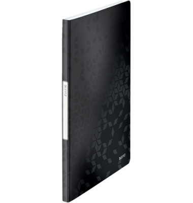 Sichtbuch WOW 4631-00-95, schwarz metallic, A4, mit 20 Hüllen, Polypropylen (PP)