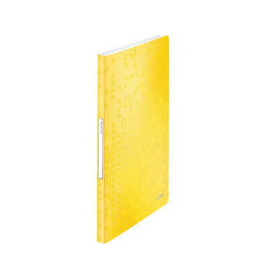 Sichtbuch WOW 4632-00-16, gelb metallic, A4, mit 40 Hüllen, Polypropylen (PP)
