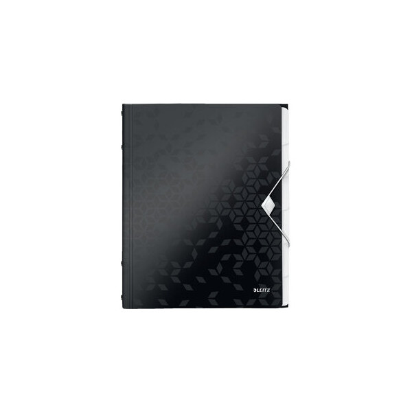4002432121243 - AKTION LEITZ Ordnungsmappe WOW 4633 6 Fächer schwarz 1 St mit Prämie nach Registrierung