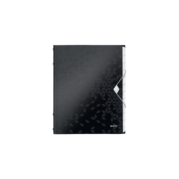 4002432121274 - AKTION LEITZ Ordnungsmappe WOW 4634 12 Fächer schwarz 1 St mit Prämie nach Registrierung