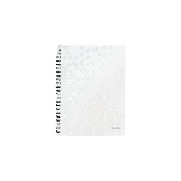 6 Stück Leitz Collegeblock 4638-00-01 WOW, Muster, kariert / kariert Rand beidseitig, A4, 80g, weiß, 80 Blatt 4002432121311 Leitz