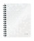 Collegeblock 4641-00-01 WOW, Muster, kariert / kariert Rand beidseitig, A5, 80g, weiß, 80 Blatt