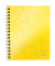 Collegeblock WOW, kariert, A5, 80 g/m², Einband: gelb, 80 Blatt