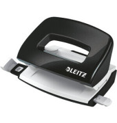 Bürolocher NeXXt WOW Mini 5060-10-95, schwarz, bis 1mm 10 Blatt, mit Anschlagschiene