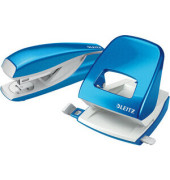 Locher-Heftgerät-Set WOW 5095-10-36 blau