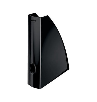 Stehsammler WOW 5277-10-95, A4, schwarz, Polystyrol, 75mm