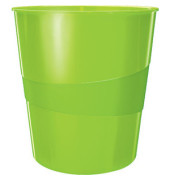 Papierkorb WOW, PS, rund, 15 l, 290 x 324 mm, grün