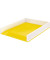 Briefablage WOW Duo Colour 5361-10-16 A4 / C4 weiß/gelb Kunststoff stapelbar