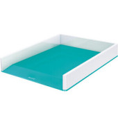 Briefablage WOW Duo Colour 5361-10-51 A4 / C4 weiß/eisblau Kunststoff stapelbar