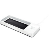 Büroschale WOW Duo Colour, PS, 266 x 101 x 28 mm, 1 Fach, weiß/schwarz