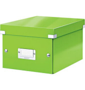 Aufbewahrungsbox Click & Store WOW 6043-00-54, abnehmbarer Deckel, au&szlig;en 28,2x21,6x16cm (TxBxH), Graukarton mit PP-Folie laminie