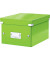 Aufbewahrungsbox Click & Store WOW 6043-00-54, A5 quer, gr&uuml;n, innen 25x20x14,8cm (TxBxH), Graukarton mit PP-Folie laminiert