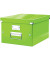Aufbewahrungsbox Click & Store WOW 6044-00-54, A4 quer, gr&uuml;n, innen 33,5x26,5x18,8cm (TxBxH), Karton
