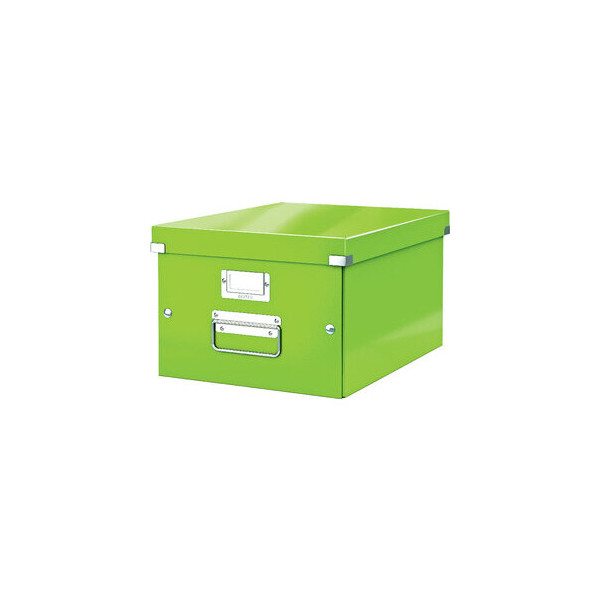 4002432123889 - Aufbewahrungsbox Click & Store WOW 6044-00-54 A4 quer grün innen 335x265x188cm (TxBxH) Karton 4002432123889 Leitz