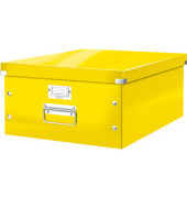 Aufbewahrungsbox Click & Store WOW 6045-00-16, abnehmbarer Deckel, au&szlig;en 48,4x36,9x20cm (TxBxH), Graukarton mit PP-Folie laminie