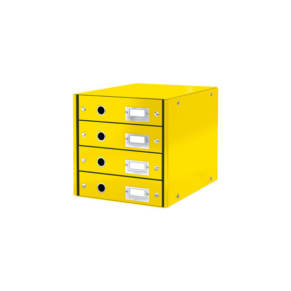 4002432122424 - LEITZ Schubladenboxen Click&store Schubl-Set 4Fgelb 6049-00-16 DIN A4 290 x 360 x 283 cm