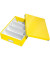 Aufbewahrungsbox Click & Store WOW 6058-00-16, 8 Liter mit Deckel, für A4, außen 370x281x100mm, Karton gelb