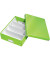 Aufbewahrungsbox Click & Store WOW 6058-00-54, 8 Liter mit Deckel, für A4, außen 370x281x100mm, Karton grün