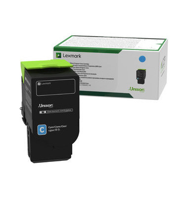 Toner Rückgabekass., 78C2XC0, original, cyan, 5.000 Seiten