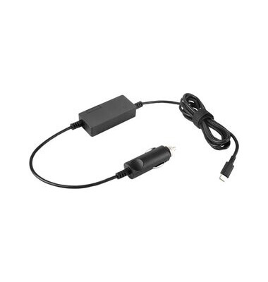 Ladegerät, 65 W, Kfz/USB C - Stecker/Stecker, schwarz