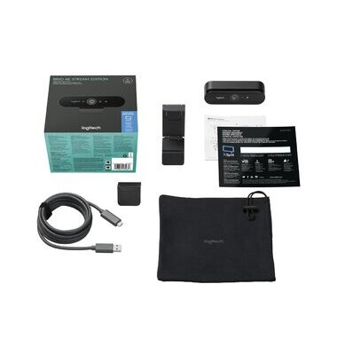 Webcam, BRIO STREAM, USB 3.0, schwarz