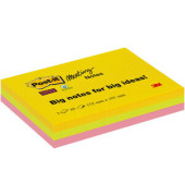 Haftnotiz Super Sticky Meeting Notes, 152x101mm, 3farbig sortiert