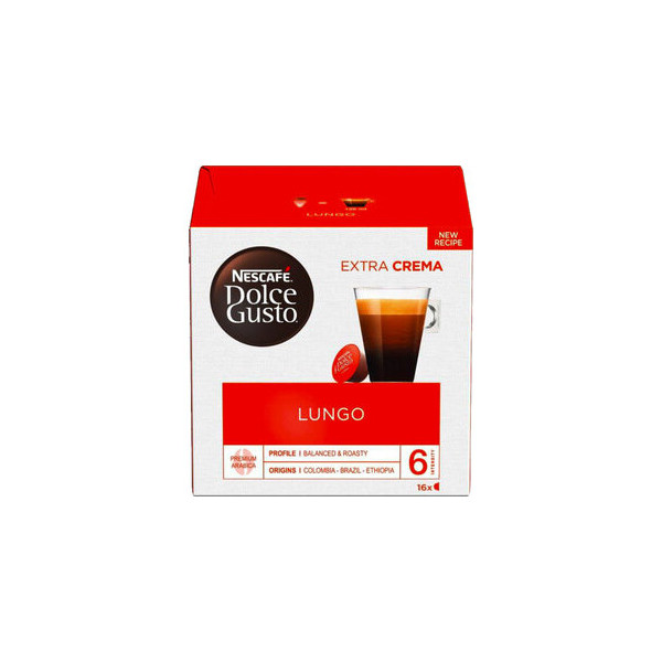 7613038028910 -  Kapsel Dolce Gusto? LUNGO EXTRA CREMA ergibt 120 ml 7613038028910 NESCAFÉ 16 Stück